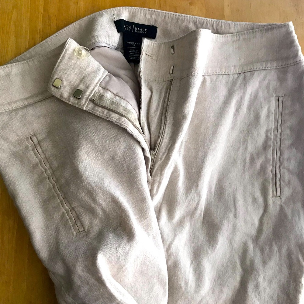 Comfy Linen White House Black Market Dress Pants